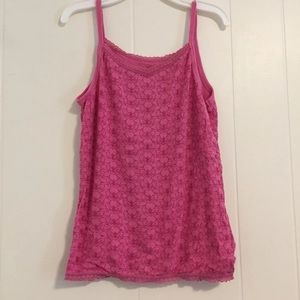 Magenta Pink Tank Top Girls 7-8